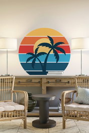 Wallity Sticker Decorativo para Pared Multicolor 78 x 78 cm